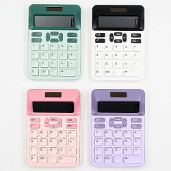 Калькулятор 10 разр.16*11см цветной корпус арт.DX-908(1/120шт)