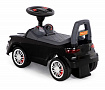 Каталка-автомобиль "SuperCar" №6 со звуковым сигналом (чёрная)
