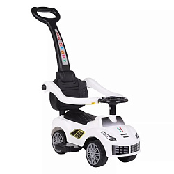 Каталка-толокар №902-3 с родительской ручкой и ограничителями/свет,звук/коробка/58*29*29