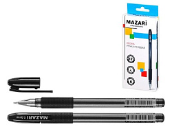 Ручка гелев. REGINA ЧЕРНАЯ 0,5мм рез.грип. корп.прозр. арт.M-5526-71 (12/1728шт)