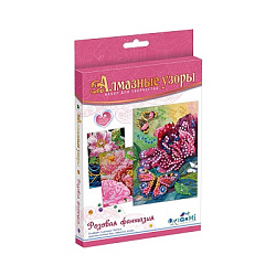 Алмазные узоры. Розовая фантазия. 3шт в коробке. Арт. 05433