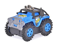 машина на батарейках перевертыш 3 цвета