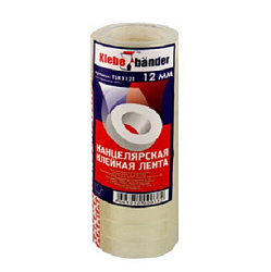 Лента канцелярская клейкая 19мм*20м, прозрачный, 40мкм, полипропилен, пластиковая втулка d=25мм, " K