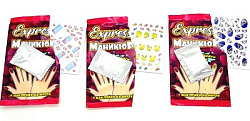 Взрывающаяся карамель Express маникюр + наклейки на ногти (EC-003) 1г*12 бл*36 шт