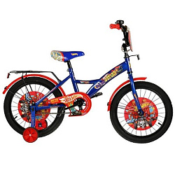 Вело.дет.18" ХОТ ВИЛС gw-тип, щиток,багажн,встав.страх.кол,звон,полу-слик 2,125" - в кор.1шт