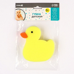 Детская губка для купания «Утка», поролон    10158565