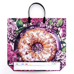 Пакет "Сладкий аромат", полиэтиленовый с пластиковой ручкой, 37 х 33,5 см, 90 мкм 10353269