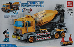 8302 Конструктор Машина бетономешалка