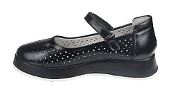 T-10764-C Туфли 32-36 р Чёрный(7пар) (Размер 35)