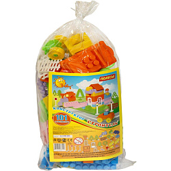 Конструктор "Строитель" (101 элем. в пакете)