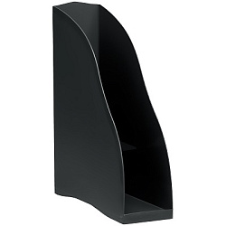 Лоток " Стамм " вертикальный 85мм Космос черный А4