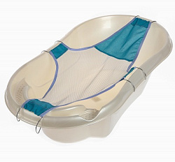 Гамак для купания новорожденных, сетка для ванночки детской, 95х56см, цвет МИКС