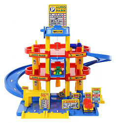 Паркинг 3-уровневый с автомобилями (в коробке)