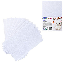 Фетр белый " Mazari " А4 8л 1цв 1мм, мягкий, пластиковый пакет, европодвес