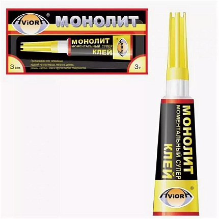 Клей моментальный  МОНОЛИТ 