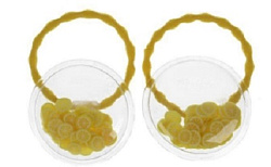 Аксессуары д/девочек ЭНЧЕНТИМАЛС резинки д/волос с украш. лимон, 2шт МИЛАЯ ЛЕДИ уп-10шт в кор.100уп