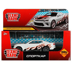 Машина металл СПОРТКАР, 11 см, инерция, кор. Технопарк в кор.2*120шт