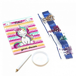 Алмазные узоры. Открытка. Следуй за своей мечтой! Арт. 08371