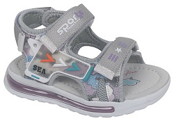 9914-M Сандалии 23-28 р.р С.Серый разм.23