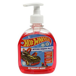 351861 Детск жид мыло ХОТ ВИЛС 300 мл "ягодный микс" экстракт черед и ромаш Умка в кор.8шт