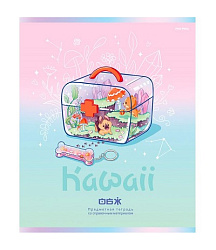 TM Prof-Press Тетрадь КЛЕТКА 48л. ОБЖ «KAWAII» (48-9447) стандарт, софт-тач, выб. лак