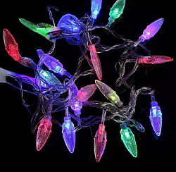 Гирлянда эксклюзив кукуруза 20 л. 3.5 м цветная