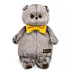 Ks30-031 Игрушка Кот Басик в галстуке-бабочке