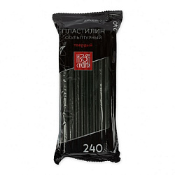 Пластилин " Изостудия " скульптурный 240г №4 оливковый, твердый, индивидуальная упаковка