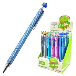 Карандаш механический " KWELT " 0,5мм непрозрачный корпус, 3 цвета корпуса, с металлическим клипом, 