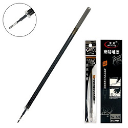 Стержень пиши-стирай " KWELT " гелевый черный 0,5мм, толщина письма 0,25мм, длина 129мм