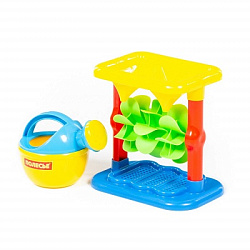 Набор №624: песочная мельница №2 с основанием, лейка малая №3