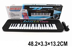 390981 Электроорган на бат. с микрофоном HY1988A в кор. в кор.2*36шт