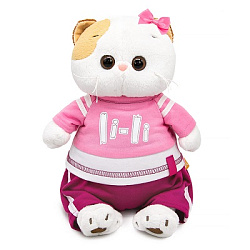 LK24-171 Игрушка Кошечка Ли-Ли в костюме в стиле спорт-шик