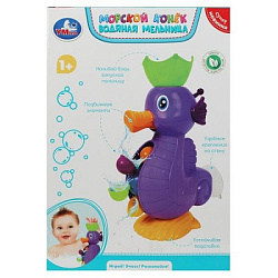 Игрушка для ванной морской конек в кор. Умка в кор.24шт