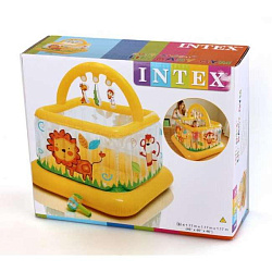 Игровой  манеж с надув. подв.бук 117 * 117 *117см. 48473