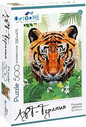 Арт-терапия.Пазл.500Эл.Поли-арт.Тигр.06771