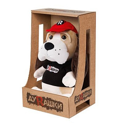 Мягкие Игрушки Мягкая Игрушка ДуRашки,  Бассет-Хаунд В Бейсболке, 23 см, в Коробке