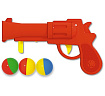 Пистолетик пластмассовый с шариками